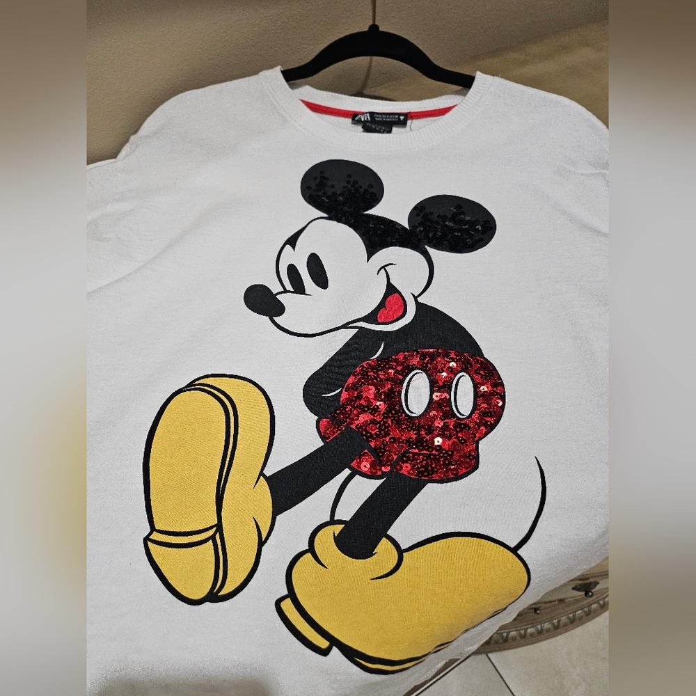 Zara Mickey Mouse Shirt